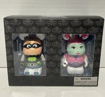 Disney Vinylmation Urban 2012 SDCC Comic Con Boy & Girl 3  SuperHero Set LE 2000 • $29.09