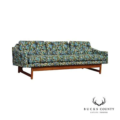 Hans Juergens Deco House Mid Century Modern Walnut Frame Sofa • $3895