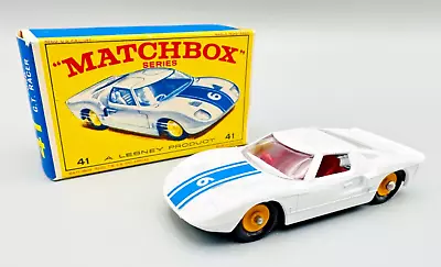 Matchbox Regular Wheel 41 - Ford GT40 W/BOX • $15.50