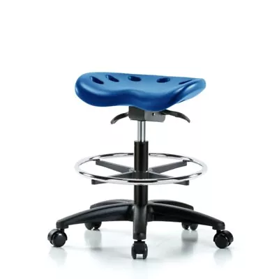 Polyurethane Tractor Sit-Stand Stool - Medium Bench Height With Chrome Foot Ring • $442.99