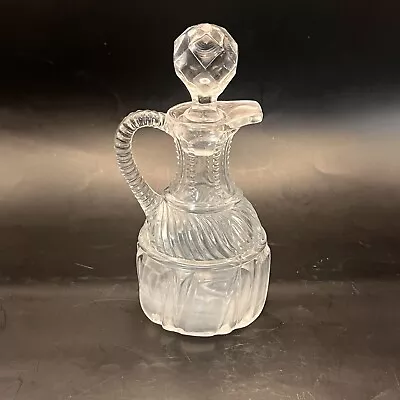 Vintage Blown Glass Cruet 4” • $12