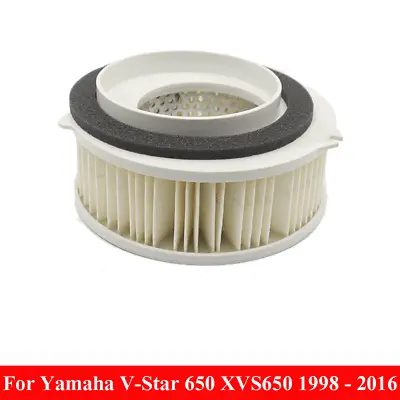 $16.43 • Buy Air Filter Cleaner For Yamaha V-Star XVS650 Classic Custom Silverado 1998 - 2016
