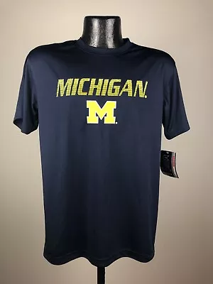 Youth Colosseum Michigan Wolverines Digit Performance Short Sleeve Tee NWT M • $18