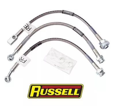 Russell 692100 1979-1988 GM Chevy G-Body Braided Brake Line Kit DOT Street Legal • $63.90