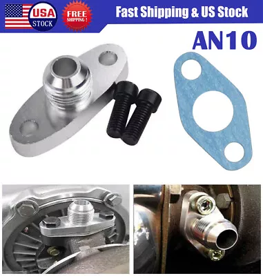 10 AN Turbo Oil Drain Outlet Flange Adapter AN10 Fitting For T25 GT28 GT30 GT35 • $9.39