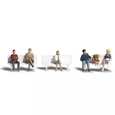 £22.80 • Buy Woodland Scenics A1861 HO/OO Gauge Bus Stop People