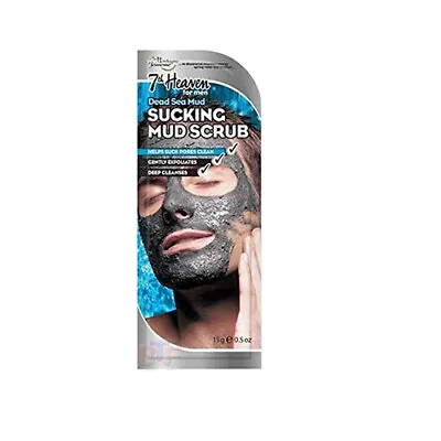 7th Heaven Men Face Mask Sucking Mud Scrub ❤️ Up To 20% Off ❤️ • £2.49