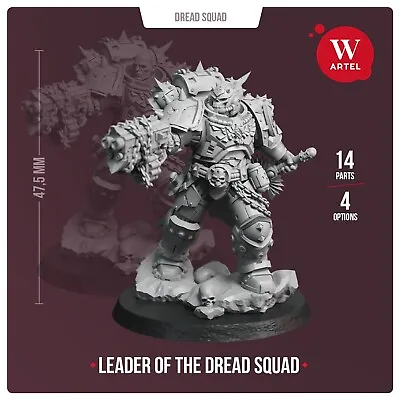 Leader Of The Dread Squad Artel Night Lords Bat Claw Chaos Space Marines • $67.43
