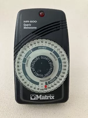 Matrix MR 500 Quartz Metronome TESTED & WORKS • $16.90