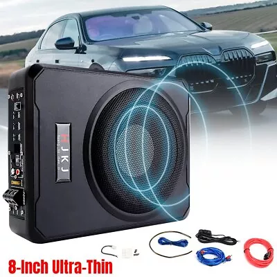 600W 8INCH Powered Car Under-Seat Subwoofer Amplifier Slim Audio Super Bass AU* • $98.95