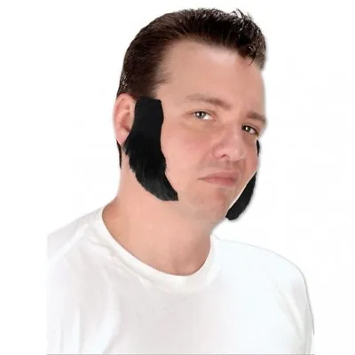 Mutton Chop Sideburns 4.5  Self Adhesive 1950's Costume Accessory Supplies • $1.99