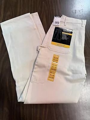 Carhartt Men's B04 Carpenter Utility Painter Pants Nat. USA Vintage • $149.99