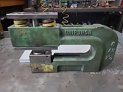 UniPunch 8AH 2-1/2  C-Frame Punch Die Tooling Press Brake W Multiple Punchs U1 • $400