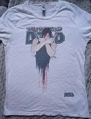 Daryl DixonWalking Dead Womens White T.shirt XL (14) • £4