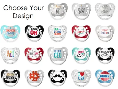 Ulubulu Expression Baby Pacifiers - Choose Your Design - Unisex - 0-18 Months • $7.99