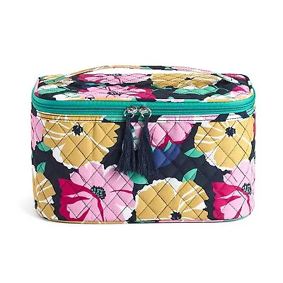 Allegro By Scunci Modella Big Bloom Floral Train Case Cosmetic Makeup Organizer • $14.99