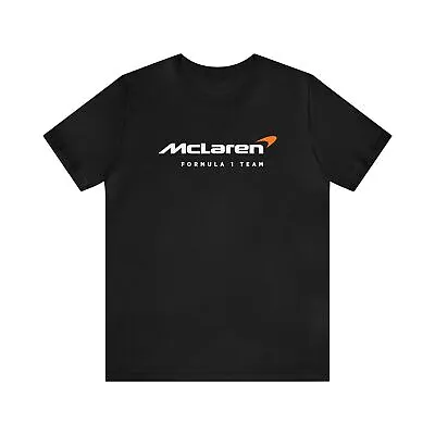 [USA] McLaren Racing Team F1 Formula One Tee T-Shirt - Black Grey Blue • $25