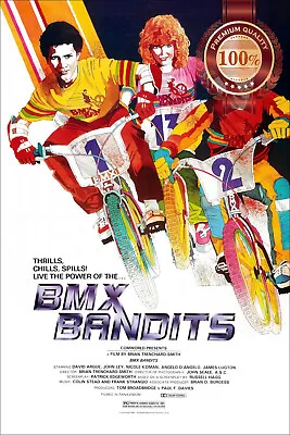 BMX BANDITS 1983 80s ORIGINAL CINEMA OFFICIAL MOVIE ART PRINT PREMIUM POSTER • $119.95