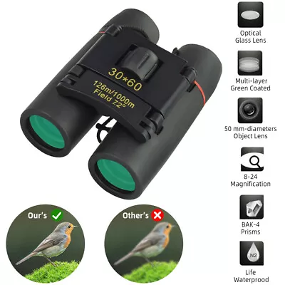 30x60 Binoculars Day Vision High Power Waterproof Travel Outdoor • $12.66