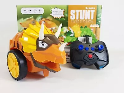 Remote Control Dinosaur Walking Roaring Robot Toy For Kids RC 2.4G Lights RC CAR • £15.02