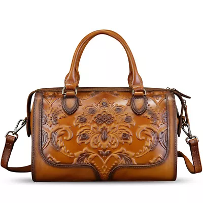 Genuine Leather Vintage Lady Handbags Shoulder Bag Crossbody Bag Satchel Purses • $155