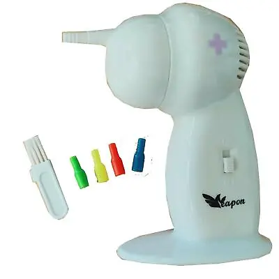 CORDLESS EAR CLEANER - BATTERY OPERATED Wax Remover Vac Vacuum Ear Care • £4.79