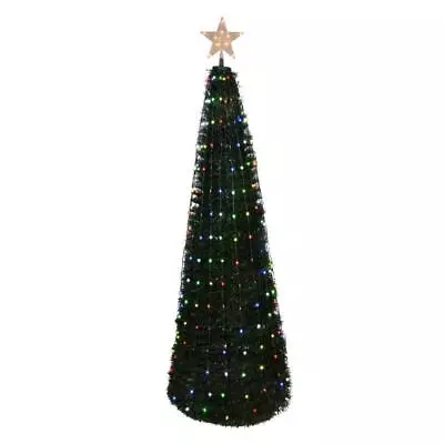 Celebrations 5 Ft. Slim LED 244 Ct RGB Pop-Up Tree Color Changing Christmas Tree • $89.66