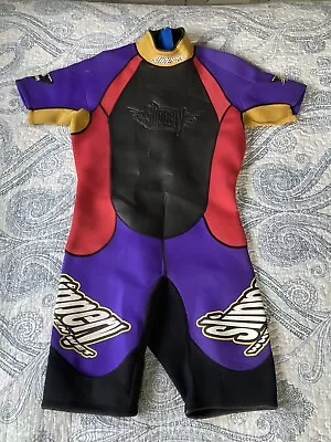 Vintage Slippery When Wet Short Wetsuit Dominator Titanium Size Large (?) • $99.99