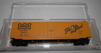 Micro Trains N Scale 50' Frisco SL-SF 12052 Plug Door Box Car #32060 • $12.99