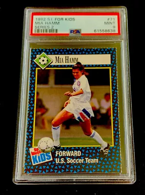 MIA HAMM ROOKIE Sports Illustrated For Kids SI MINT 1992 USA SOCCER USWNT PSA 9 • $1200