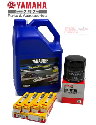 YAMAHA OEM Oil Change Kit 242 Ltd S AR190 AR240 242X NGK LFR6A LUB-WTRCG-KT-10 • $79.95