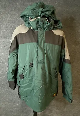 Cabela's Jacket Dry Plus Waterproof Breathable Snap Zip Hooded Mens XXL 2XL • $62.05