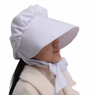 Vintage Maid Adult Cosplay Sun Hat Women Cap BonnetGothic Victorian • $13.99