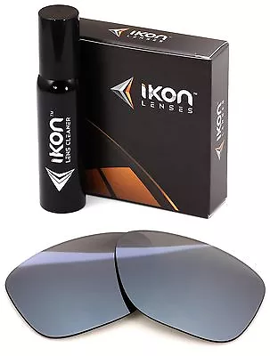 Polarized IKON Iridium Replacement Lenses For Oakley Breadbox Silver Mirror • $35.90