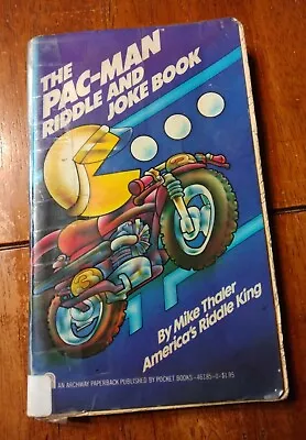 Vintage Pac Man Riddle And Joke Book Mike Thaler Former Library Book • $7.95