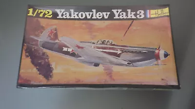 Vtg 1979 Heller 1/72 Airplane Kit Factory Sealed Box * Yakovlev Yak-3 #250 • $12