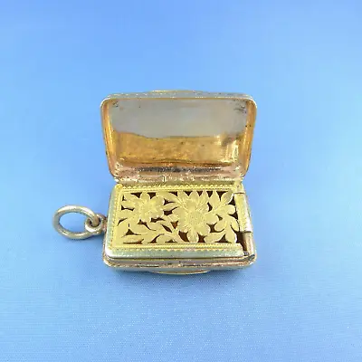 Georgian Sterling Silver Vinaigrette To Restore   Gratitude  1809 • $179