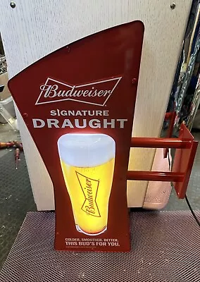 Budweiser Light Up Sign NOS • £235