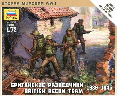 1/72 British Recon Team Soldiers - Zvezda 6226 • £4.63