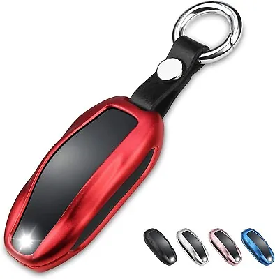 Fit Tesla Model S/3/Y 3 Button Remote Smart Keyless Key Fob Silicone Case Cover • $19.51