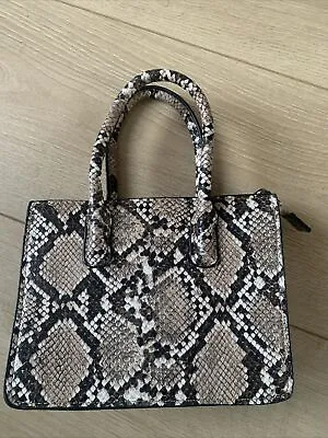 Small H&M Snake Print Handbag Good Condition • £4.99