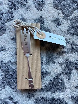 Mud Pie Spread This Spreader Brand NEW Butter Dip Silver  • $15