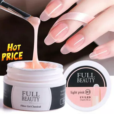 Quick Building Gel For Nails Extension Acrylic UV Builder Polish Thick Nail Art. • $3.08