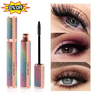 Vivid Galaxy Mascara 4D Silk Fiber Lashes Thick-Lengthening Waterproof Ma R3Z6 • $6.59