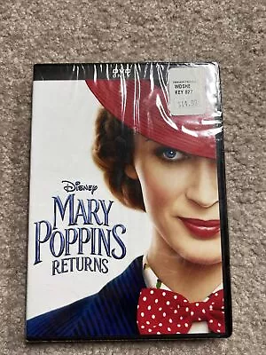 Walt Disney’s Mary Poppins Returns (DVD 2018) Emily Blunt Brand New/Sealed • $5.99