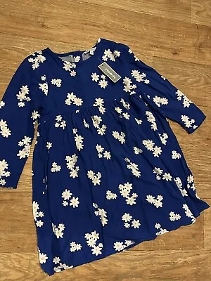 £0.99 • Buy Girls Autumn Blue Zoo Dress Brand New Size 4-5 Years