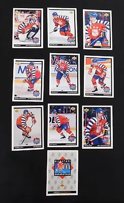 NHL McDonalds Upper Deck 1992-1993 Hockey Card Set #1-27 With All 6 Holograms • $29.99