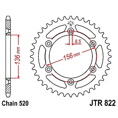 Jt Sprockets Ring Transmission Rear • $47.87