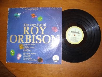 $9.99 • Buy The Very Best Of Roy Orbison LP Vinyl Monument Records SLP18045 1966