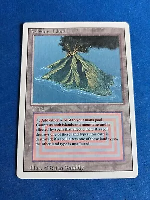 Volcanic Island 1x MtG Revised SP/NM GORGEOUS **See Pictures!** • $689.95